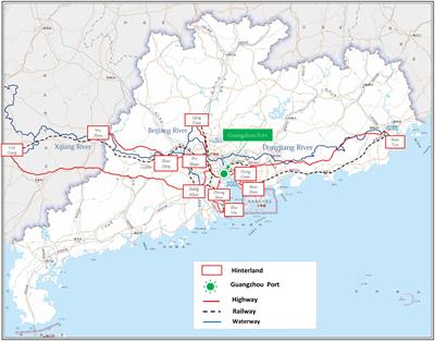 The evaluation of government subsidy policies on carbon emissions in the port collection and distribution network: a case study of Guangzhou Port